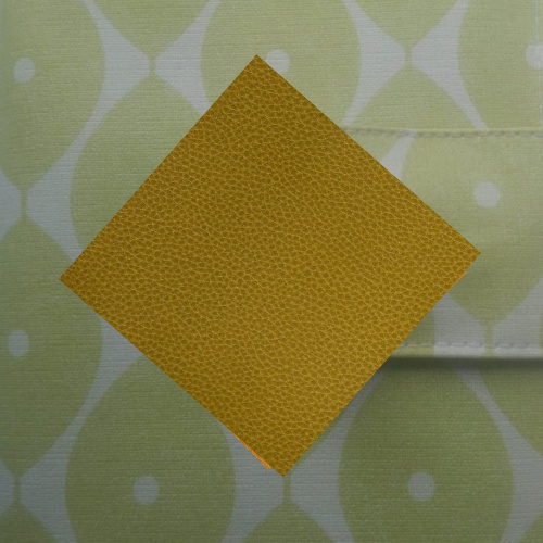 Bijbelhoes Tafelzeil Limegroen Retro Olive incl. rug van Kunstleer
