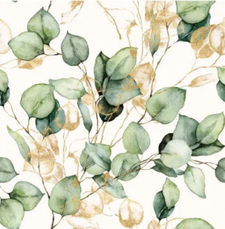 Bijbelhoes Kunstleer Eucalyptus Wit