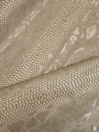 Bijbelhoes Kunstleer Croco Beige