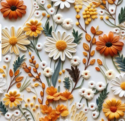 Bijbelhoes Kunstleer imitatie borduurwerk 3D-bloemen Maya
