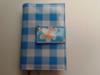 Bijbelhoes Tafelzeil Ruit Aqua