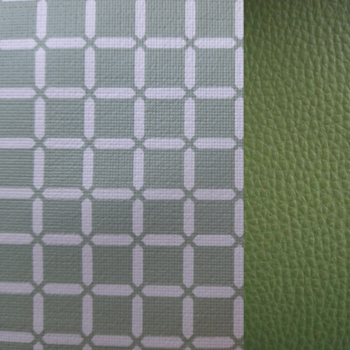 Bijbelhoes Tafelzeil Wafel Oudgroen incl. rug van Kunstleer Olive