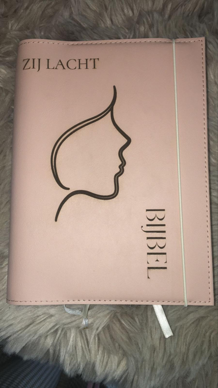Bijbelhoes Vegan Leather Zacht Peach - Afbeelding 10