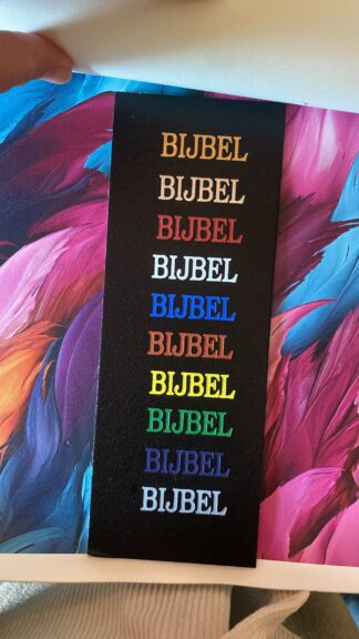 Diverse kleuren opdruk (€ 10,00 per regel)