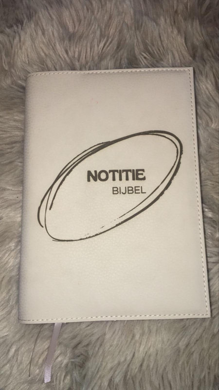 Bijbelhoes Vegan Leather Sand - Afbeelding 4