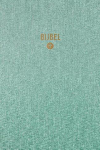 HSV Bijbel groenwit 10x15 koker