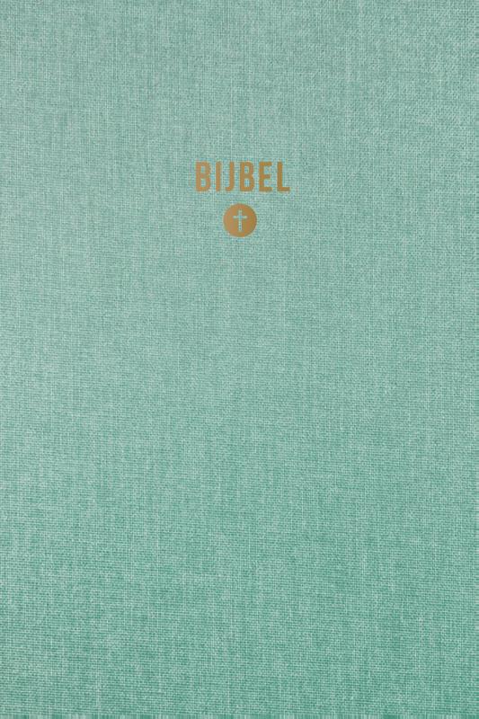 HSV Bijbel groenwit 10x15 koker