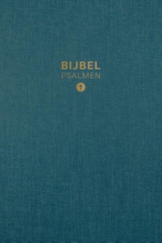 HSV Bijbel met Psalmen - linnen petrol