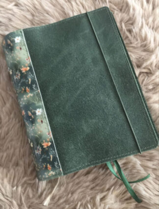 HSV schrijfbijbel: Bijbelhoes vintage leer groen