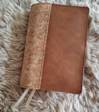 HSV Schoolbijbel: Bijbelhoes Vegan Leather Bruin
