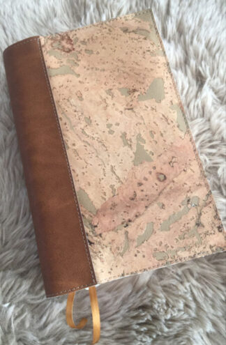 HSV verwijsbijbel Bijbelhoes kurk met vegan leather rug