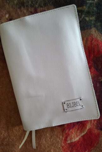 BMU 20,8: Bijbelhoes leer Off White