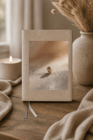 Bijbelhoes Vegan Leather Vintage Cashmere voor de HSV Studiebijbel