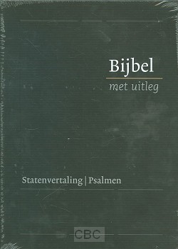 Bijbel met uitleg groot zwart goudsnee
