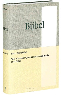Bijbel NBV21 schrijfbijbel